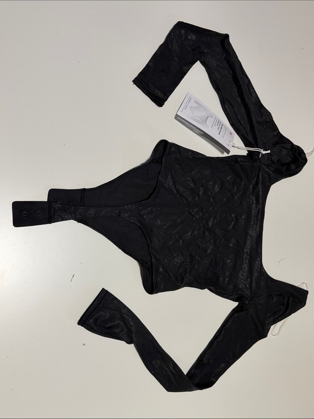lululemon athletica Black Long Sleeve Bodysuit